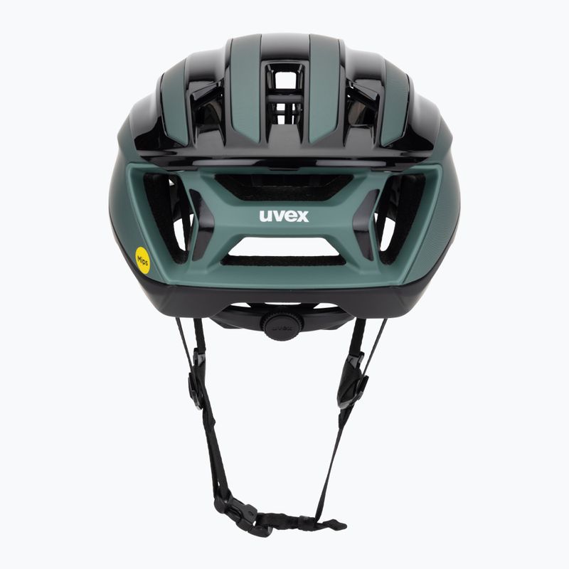 Шолом велосипедний UVEX Surge Aero MIPS black/sage green matt 4