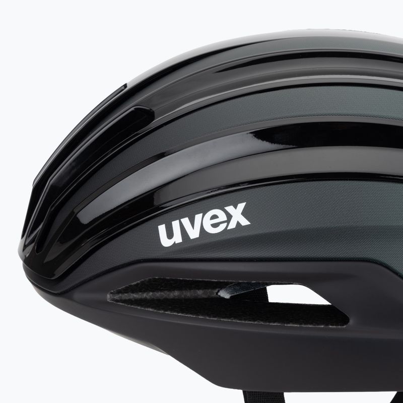 Шолом велосипедний UVEX Surge Aero MIPS black/sage green matt 7