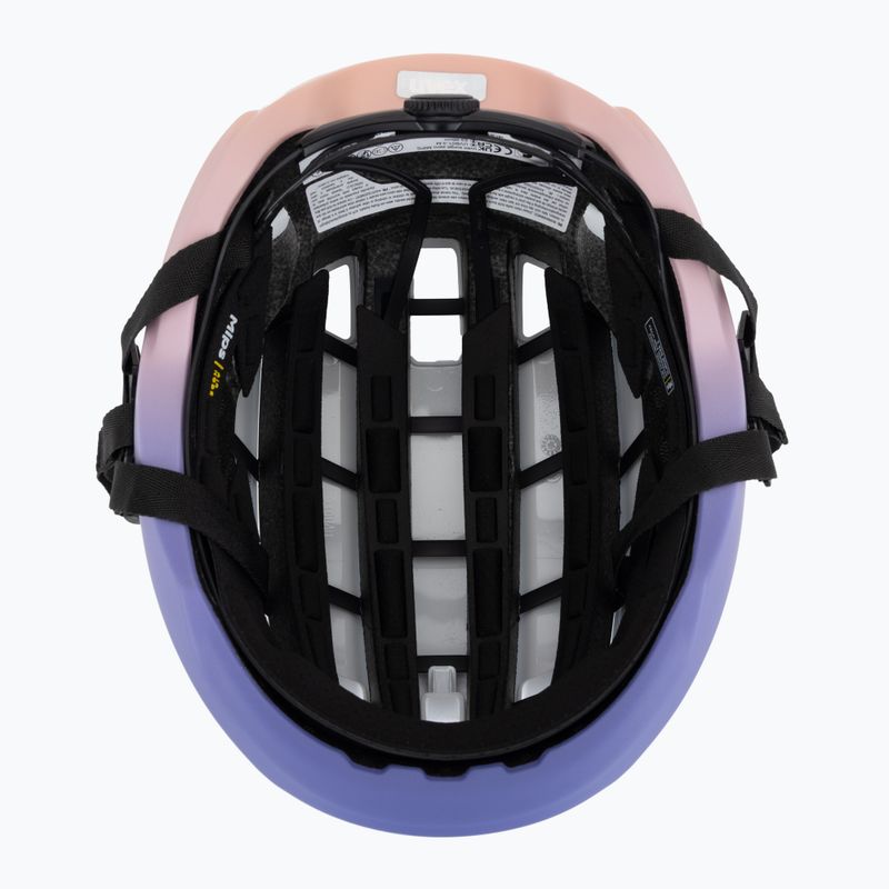 Шолом велосипедний UVEX Surge Aero MIPS white/lilac apricot matt 5