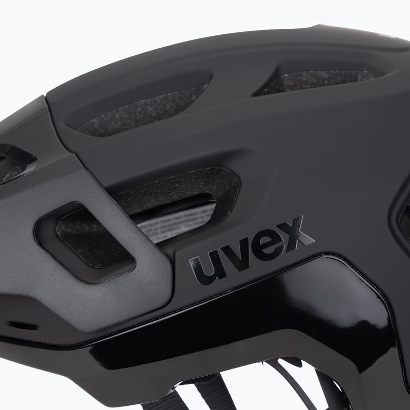 Шолом велосипедний UVEX React MIPS black matte 8