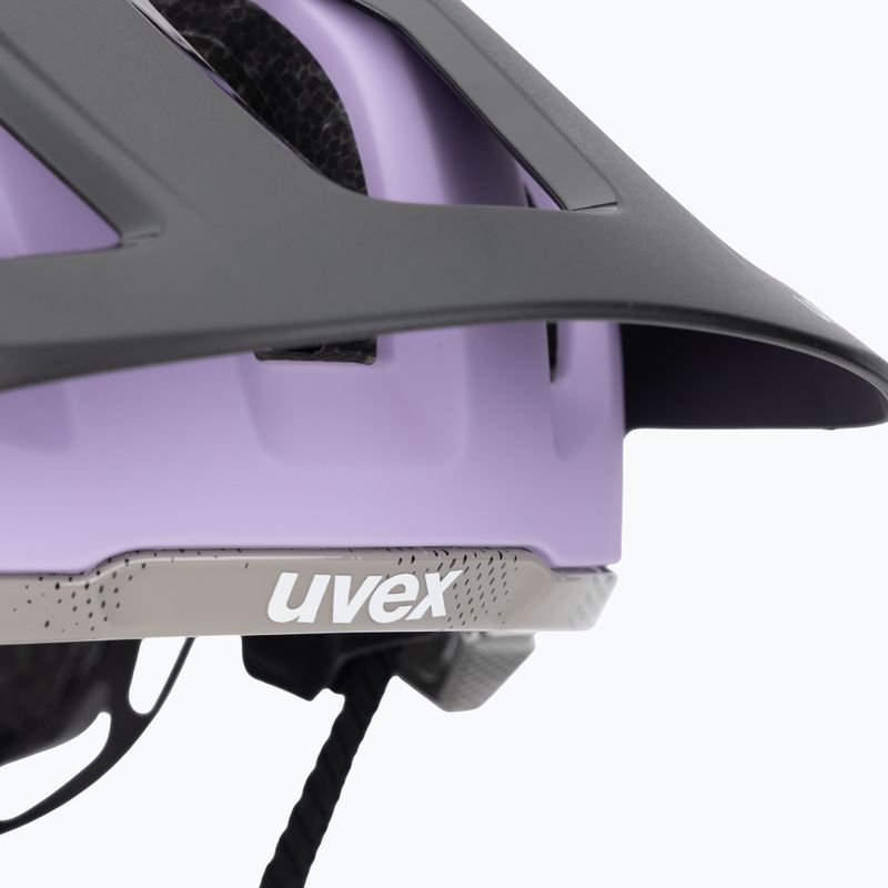 Шолом велосипедний UVEX React MIPS lilac/oak matt 7
