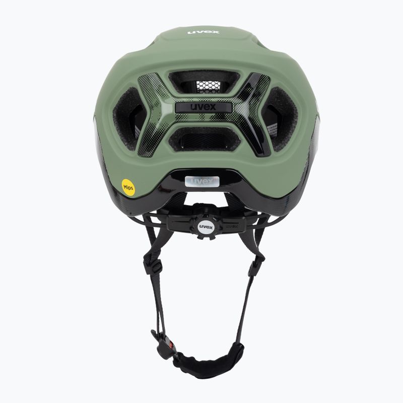 Шолом велосипедний UVEX React MIPS moss green/black matt 4
