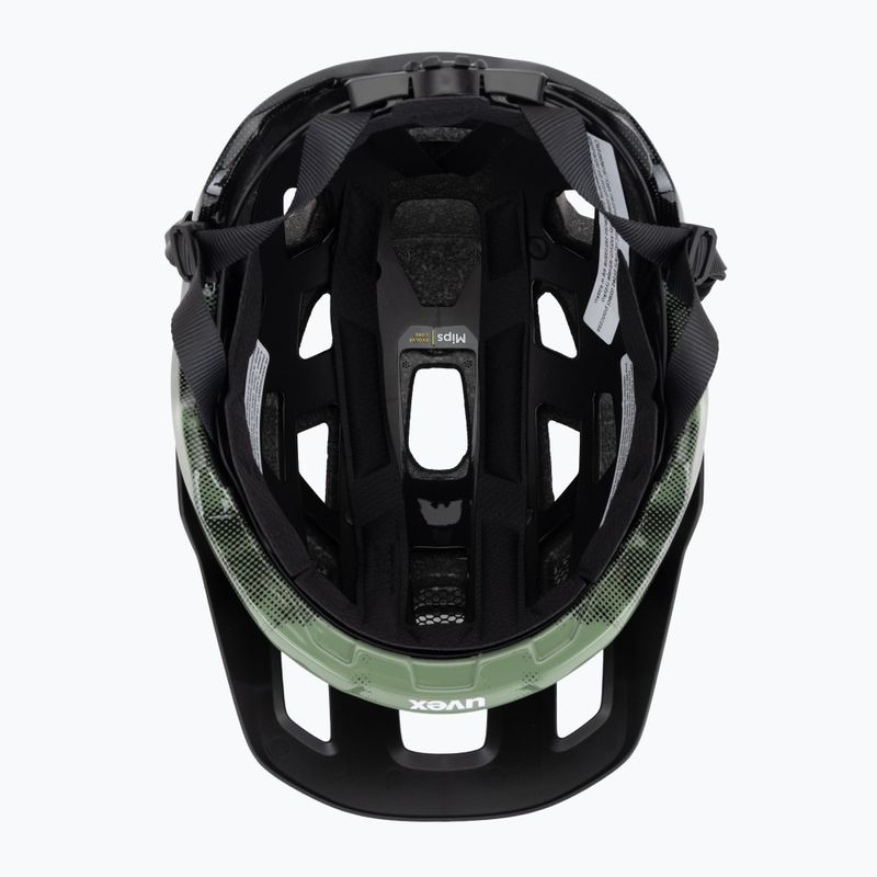 Шолом велосипедний UVEX React MIPS moss green/black matt 5