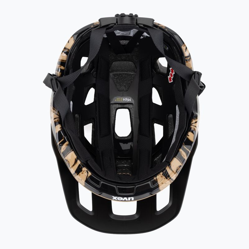 Шолом велосипедний UVEX React MIPS desert/black matt 5