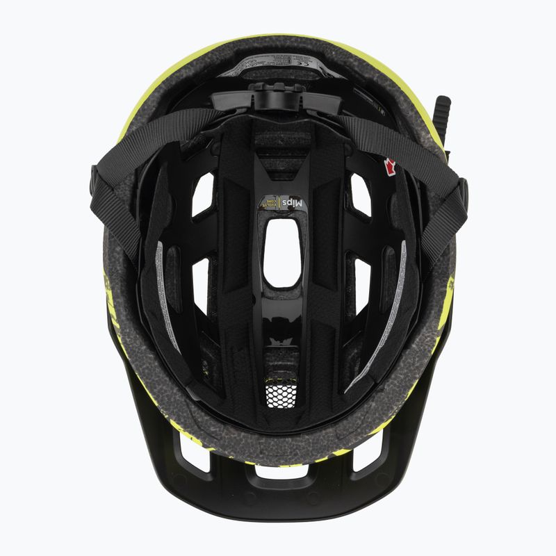 Шолом велосипедний дитячий UVEX React MIPS Jr lime/black 5