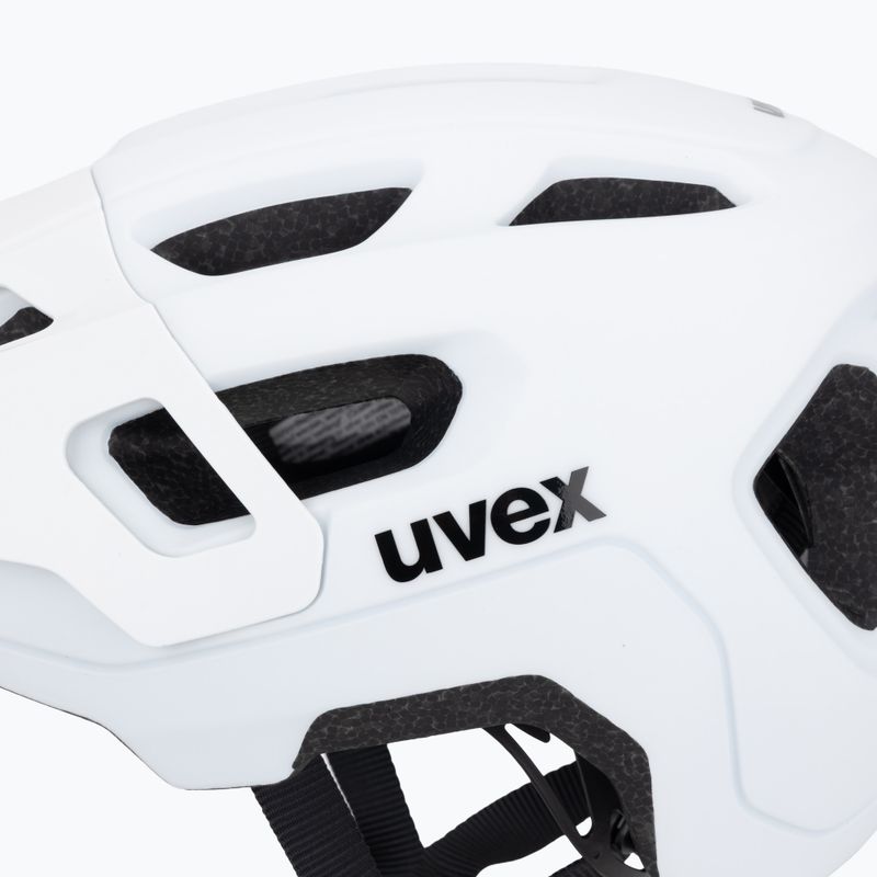 Шолом велосипедний дитячий UVEX React Jr white matt 7