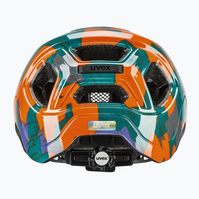Шолом велосипедний дитячий UVEX React Jr papaya camo matt 3