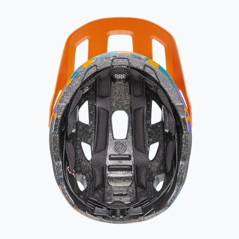 Шолом велосипедний дитячий UVEX React Jr papaya camo matt 4