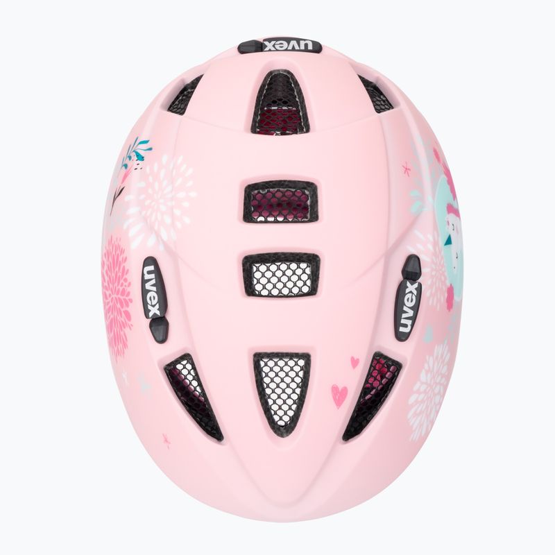 Шолом велосипедний дитячий UVEX Kid 2 CC pink unicorn matt 6