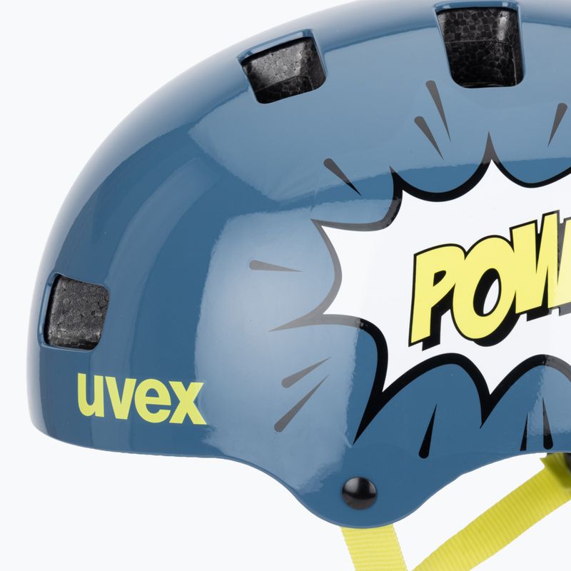 Шолом дитячий UVEX Kid 3 stone blue pow 7