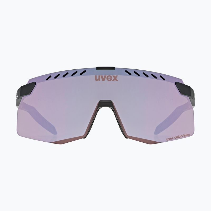 Окуляри сонцезахисні UVEX Pace Stage Small CV black matt/mirror pink 2