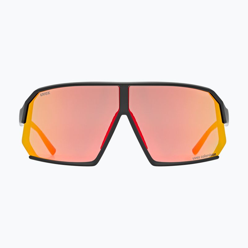 Окуляри сонцезахисні UVEX Sportstyle 237 CV black matt/mirror blue 2