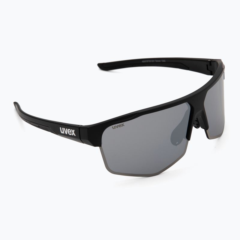 Окуляри сонцезахисні UVEX Axos Set black matt/mirror silver/clear 2
