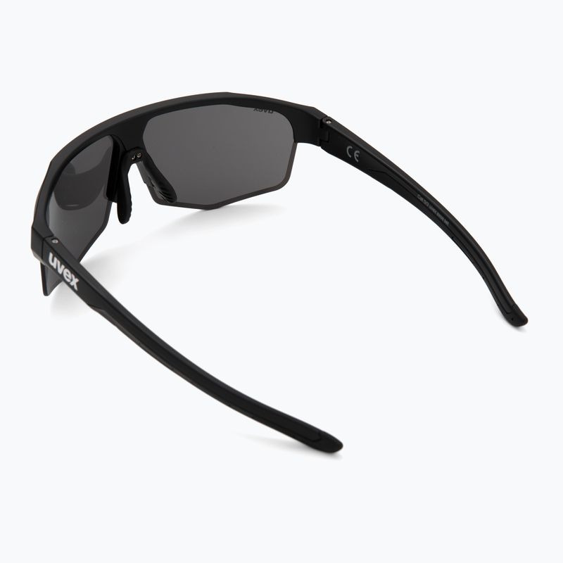 Окуляри сонцезахисні UVEX Axos Set black matt/mirror silver/clear 3