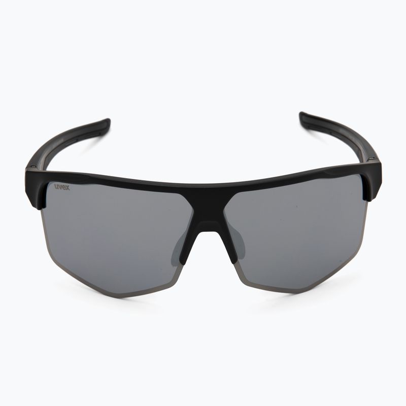 Окуляри сонцезахисні UVEX Axos Set black matt/mirror silver/clear 4