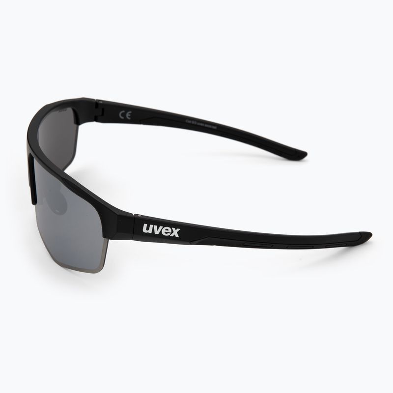Окуляри сонцезахисні UVEX Axos Set black matt/mirror silver/clear 5