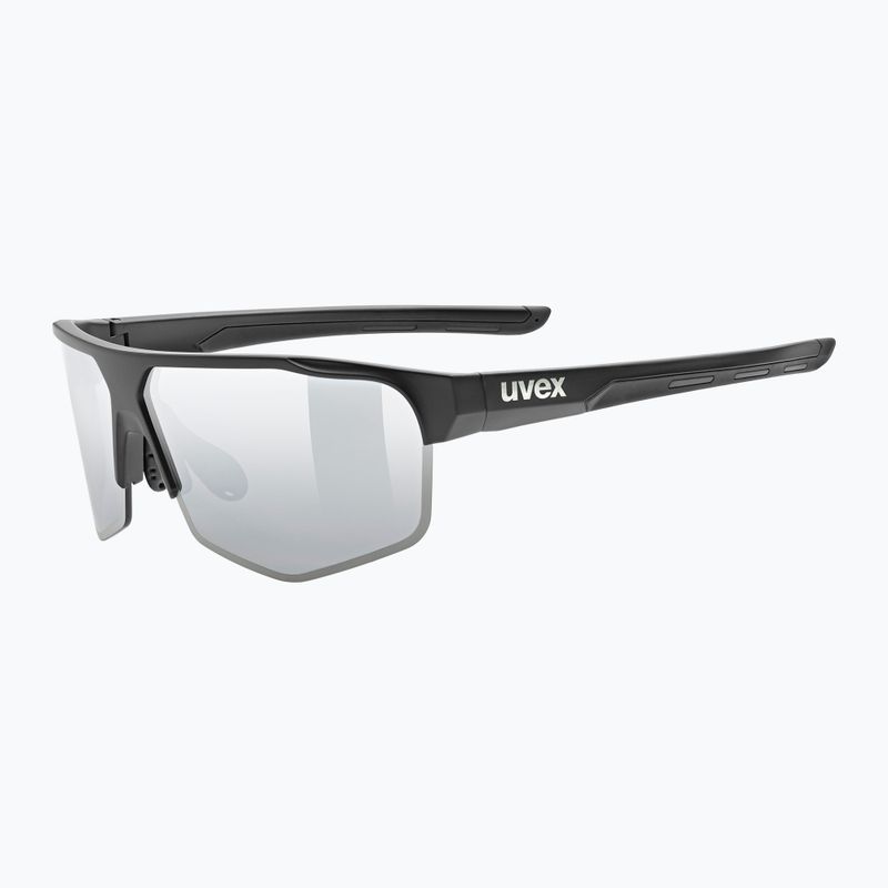 Окуляри сонцезахисні UVEX Axos Set black matt/mirror silver/clear