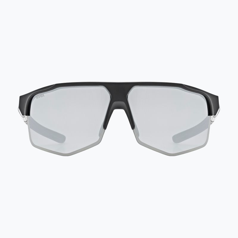 Окуляри сонцезахисні UVEX Axos Set black matt/mirror silver/clear 3