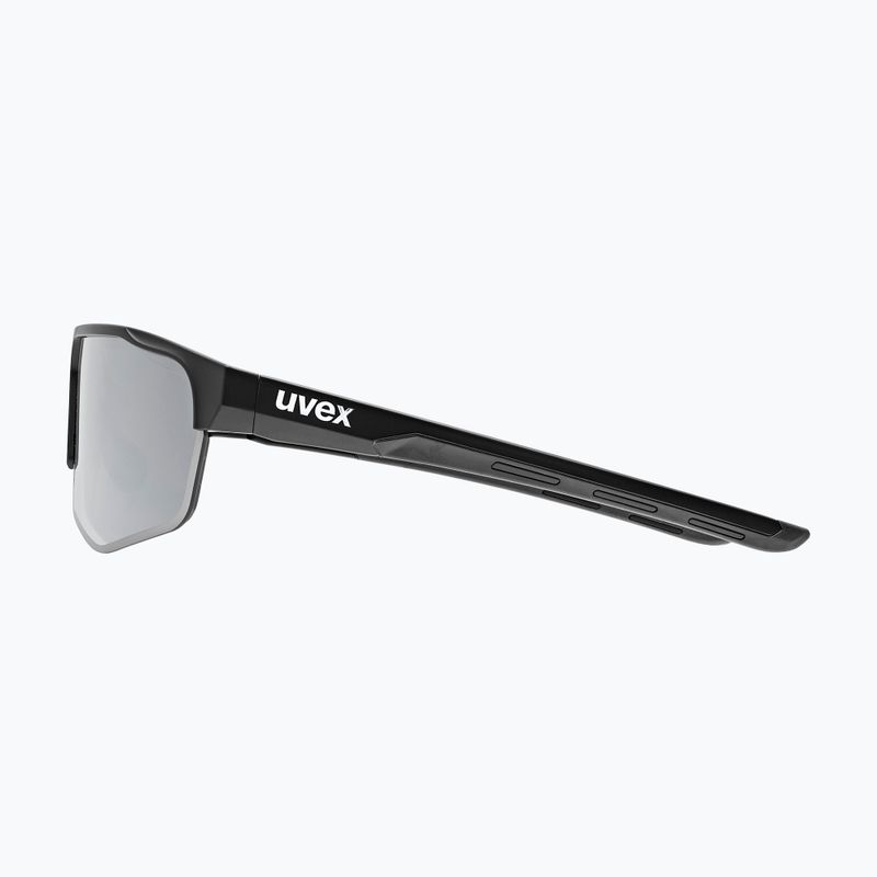 Окуляри сонцезахисні UVEX Axos Set black matt/mirror silver/clear 7