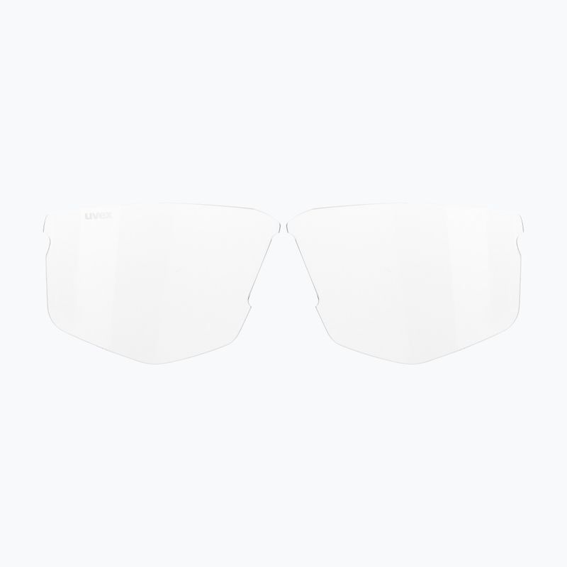Окуляри сонцезахисні UVEX Axos Set white matt/mirror purple/clear 3