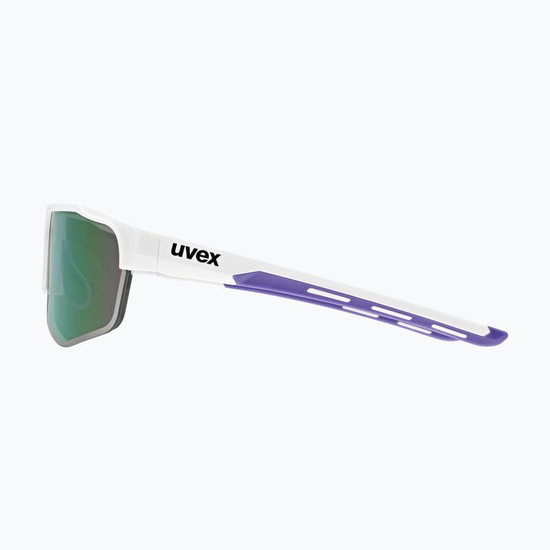 Окуляри сонцезахисні UVEX Axos Set white matt/mirror purple/clear 6