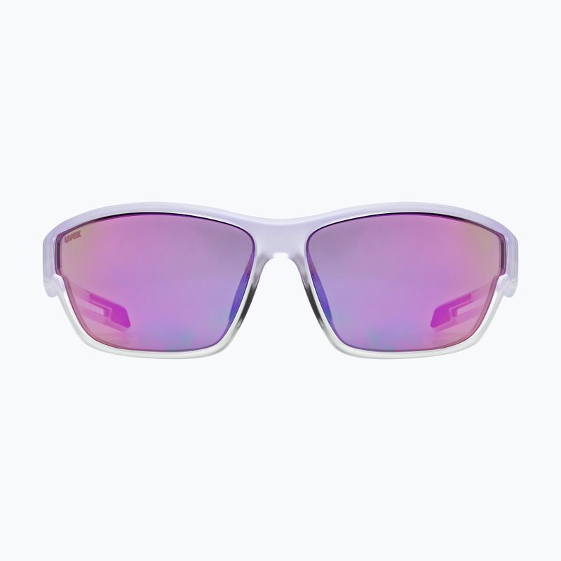 Окуляри сонцезахисні UVEX Sportstyle 806 purple fade/mirror purple 2