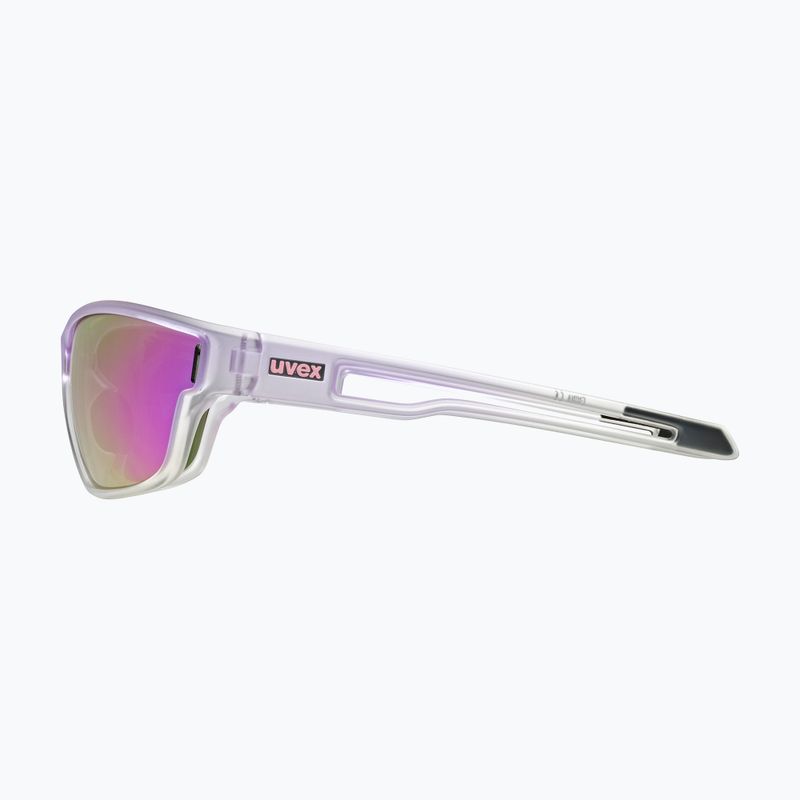 Окуляри сонцезахисні UVEX Sportstyle 806 purple fade/mirror purple 3