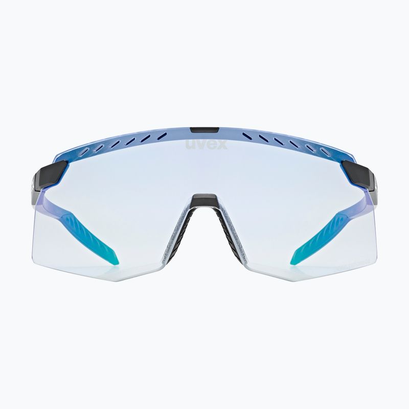 Окуляри сонцезахисні UVEX Pace Stage V black matt/mirror blue 2