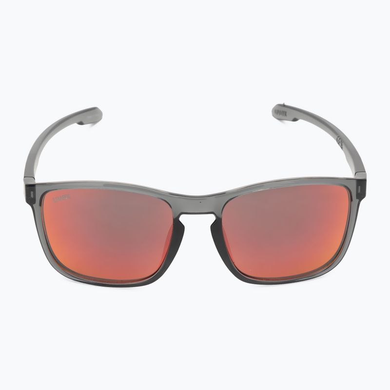 Окуляри сонцезахисні UVEX LGL 52 smoke/mirror red 3