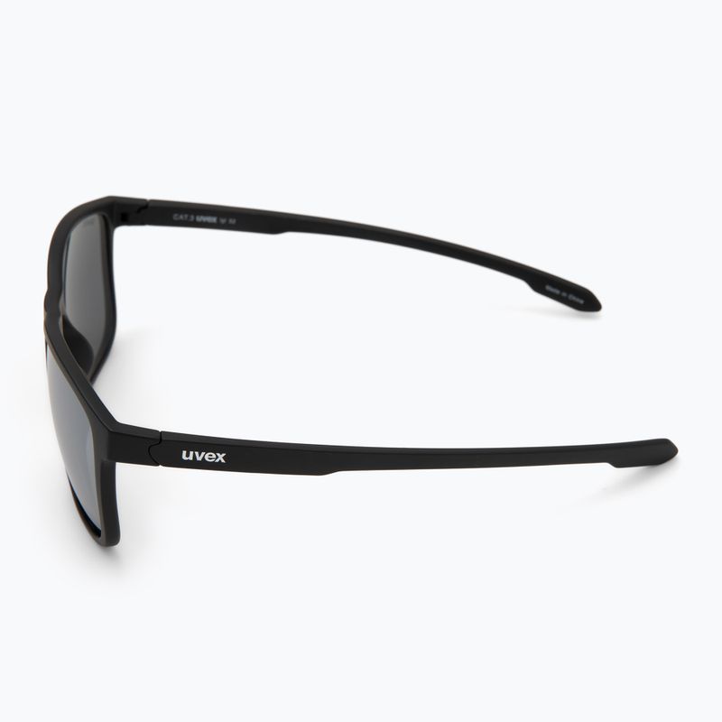 Окуляри сонцезахисні UVEX LGL 52 black matt/mirror silver 4
