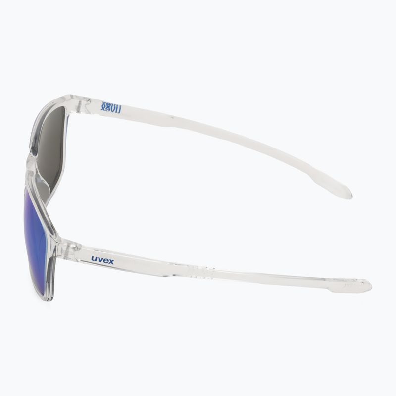 Окуляри сонцезахисні UVEX LGL 52 clear/mirror blue 4