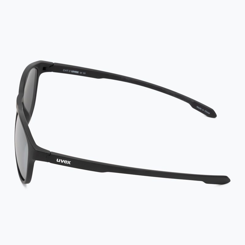 Окуляри сонцезахисні UVEX LGL 53 black matt/mirror silver 4