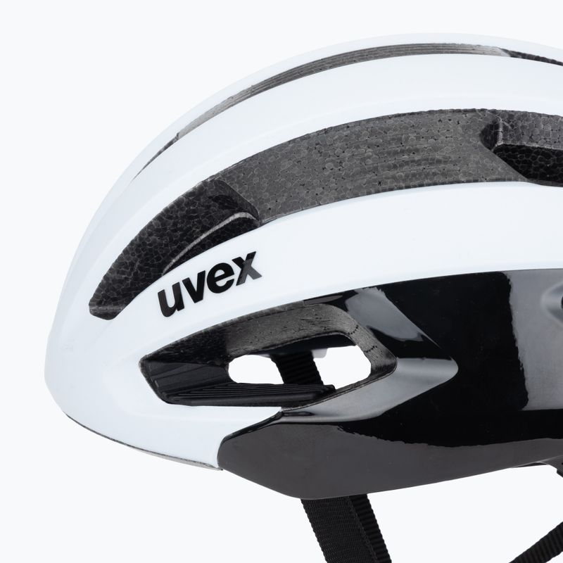 Шолом велосипедний UVEX Rise CC cloud/black matt 7