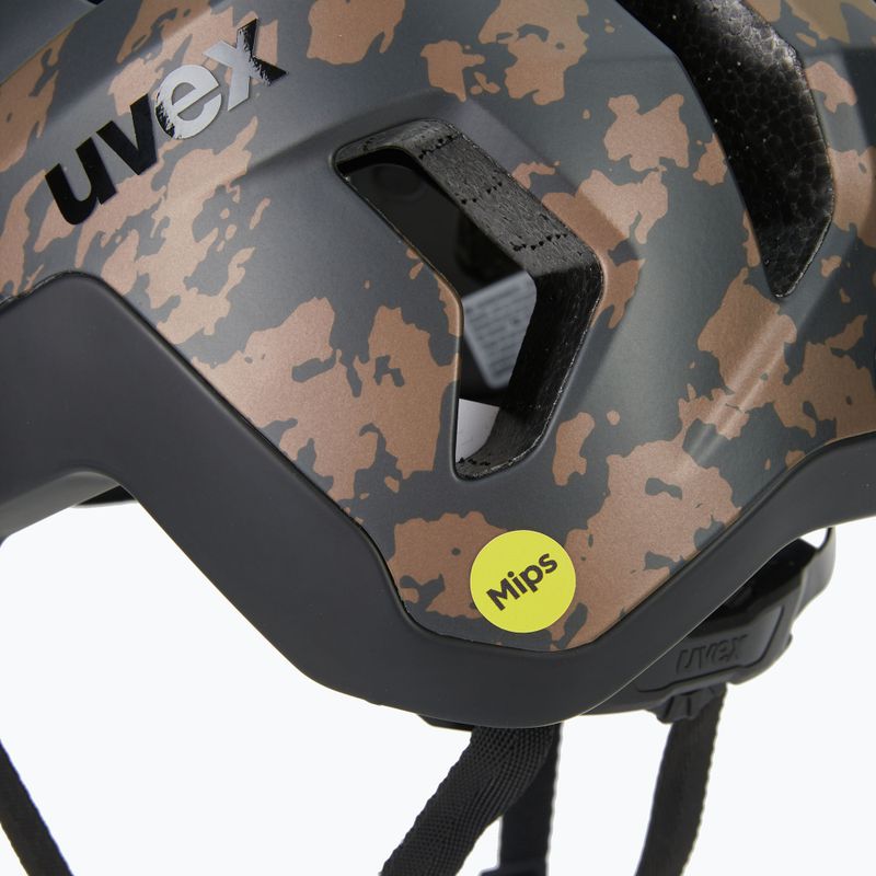 Шолом велосипедний UVEX Renegade MIPS hazel camo/black matt 7