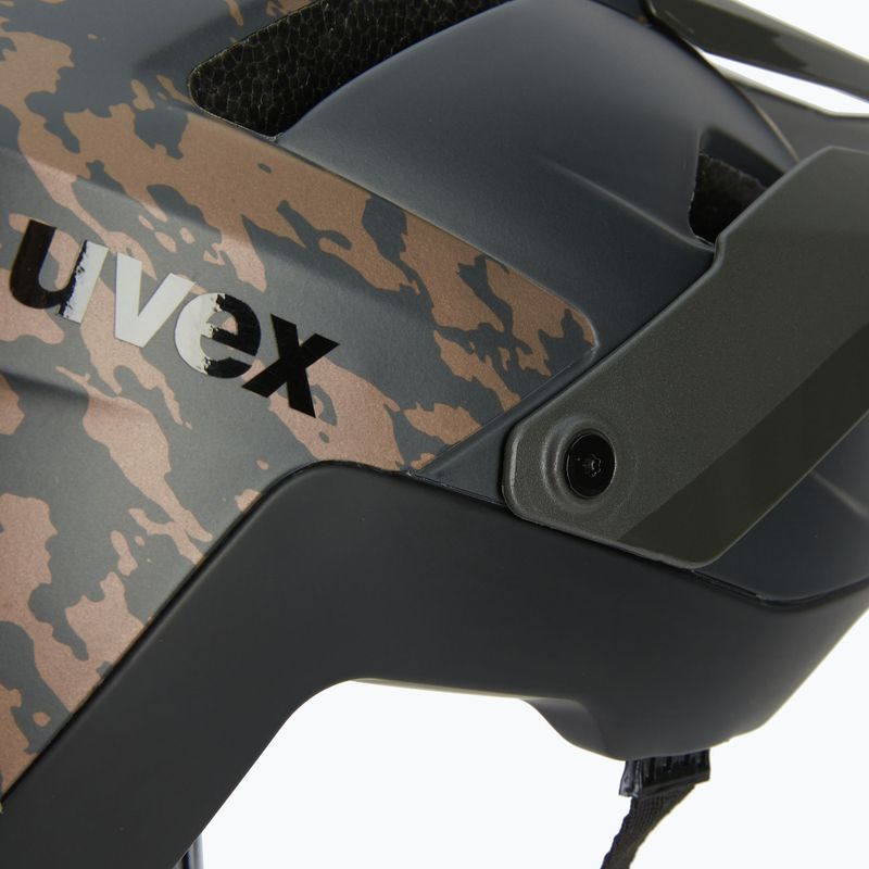 Шолом велосипедний UVEX Renegade MIPS hazel camo/black matt 8