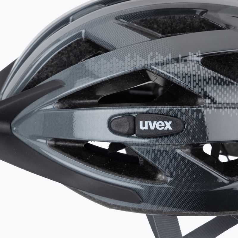 Шолом велосипедний UVEX Air Wing grey / black 7