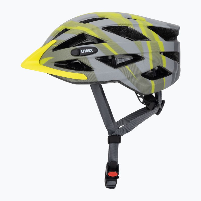Шолом велосипедний UVEX Air Wing CC grey / lime matt 3