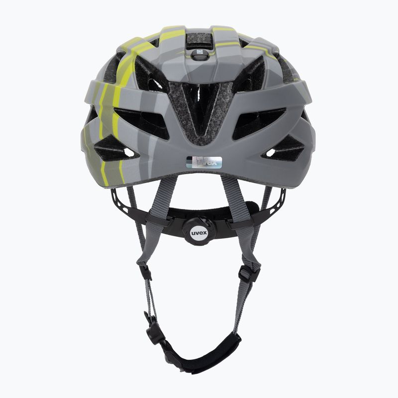 Шолом велосипедний UVEX Air Wing CC grey / lime matt 4