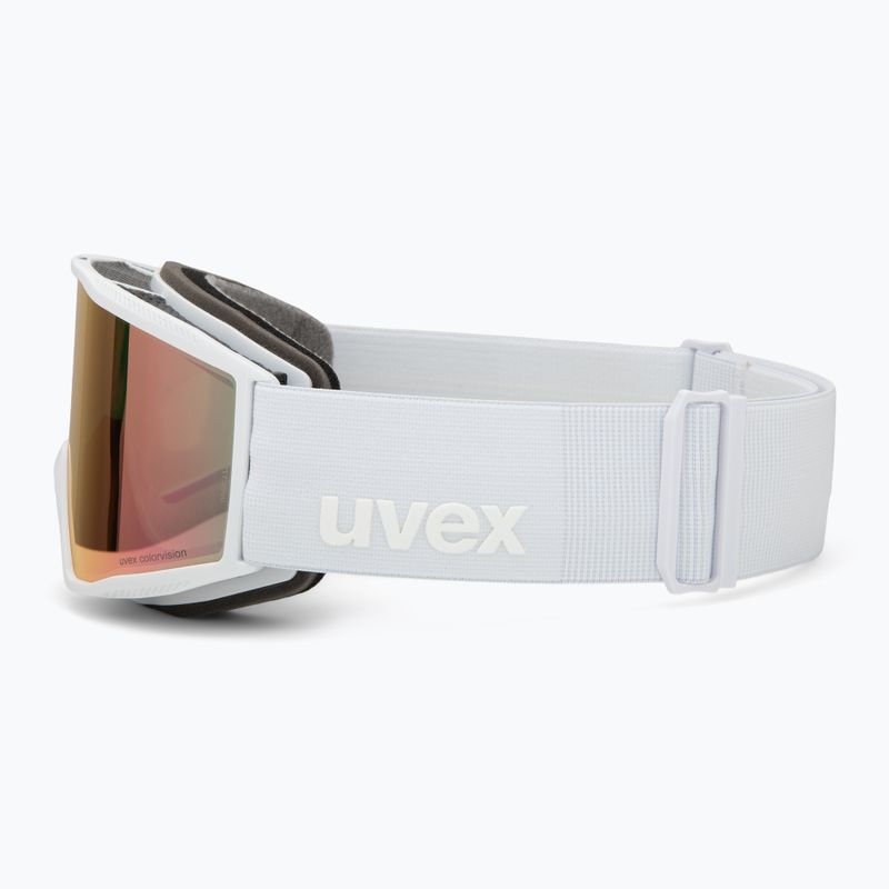 Окуляри гірськолижні UVEX Blast CV white matt/mirror rose 4