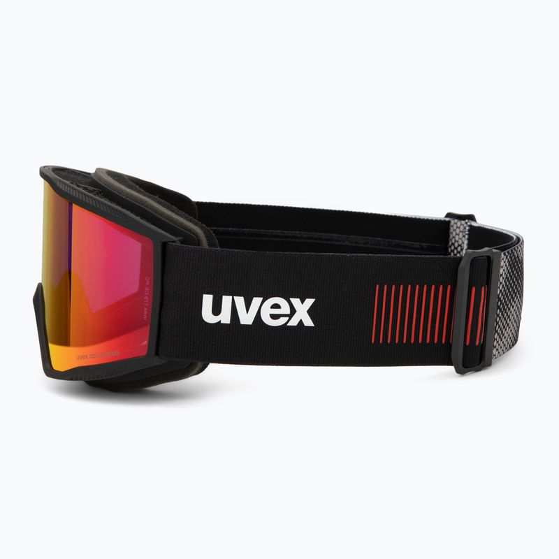 Гірськолижні окуляри UVEX Blast CV black matt/mirror red 4
