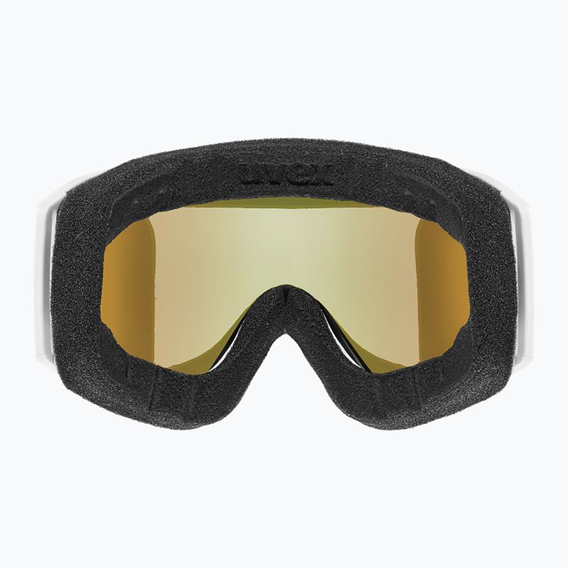 Окуляри лижні UVEX Blast FM S2 white matt/mirror green 3