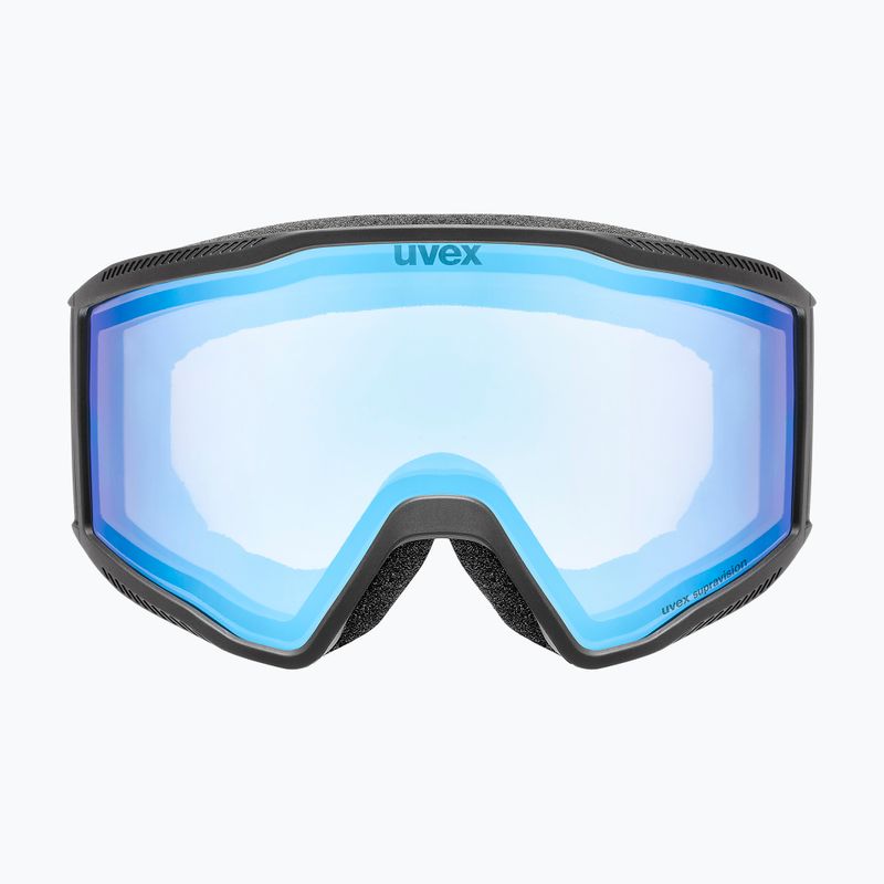 Гірськолижні окуляри UVEX Blast FM black matt/mirror blue 6