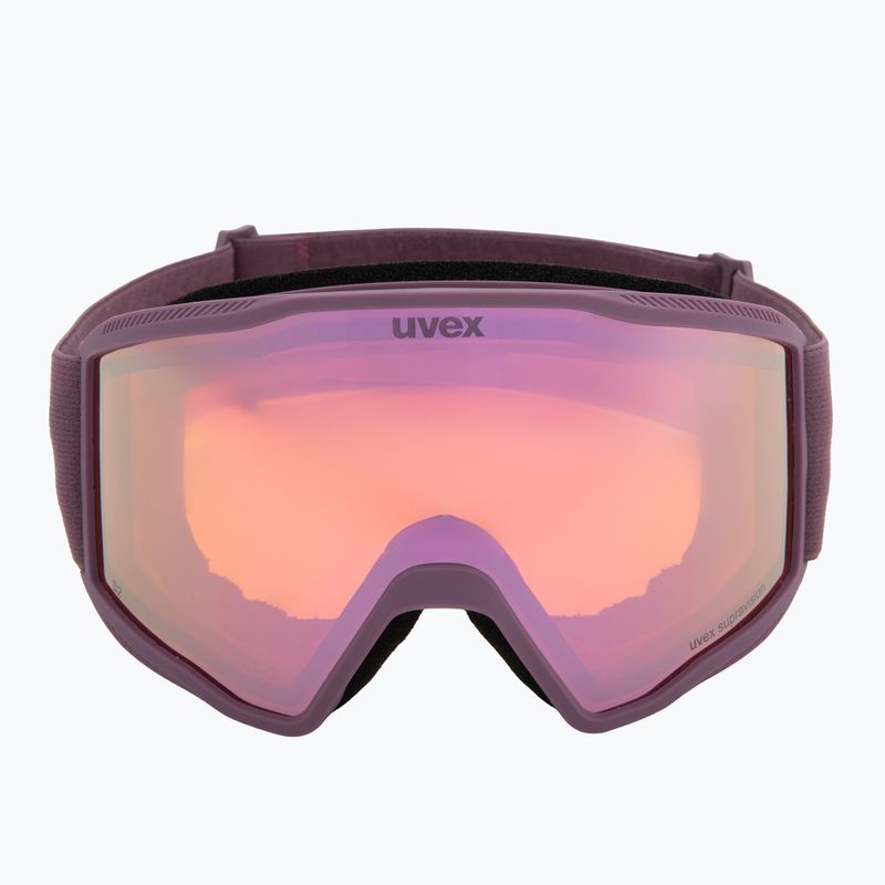 Окуляри гірськолижні UVEX Blast FM plum matt/mirror purple 2