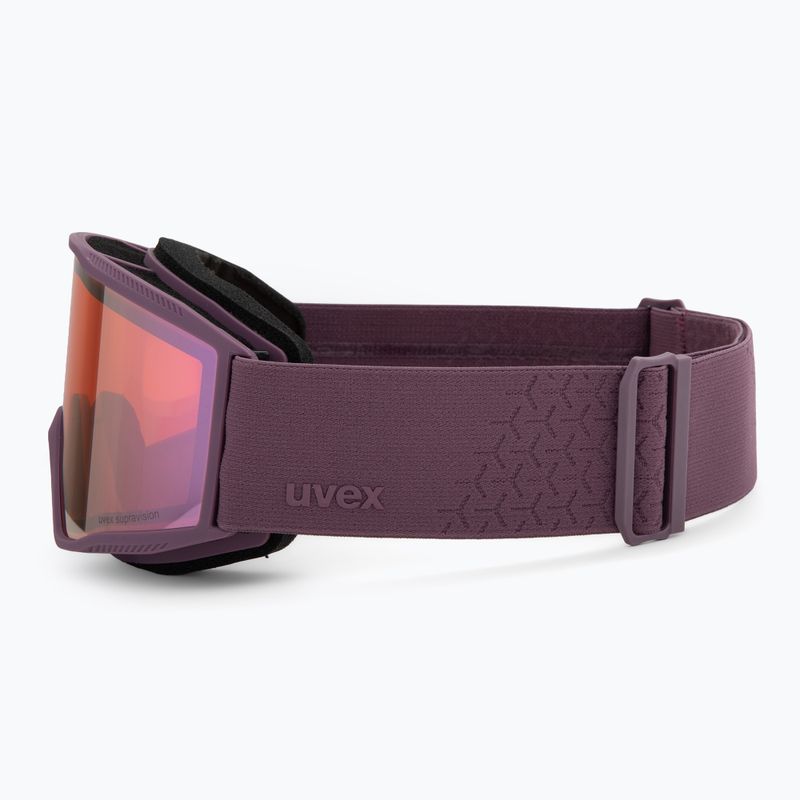 Окуляри гірськолижні UVEX Blast FM plum matt/mirror purple 4