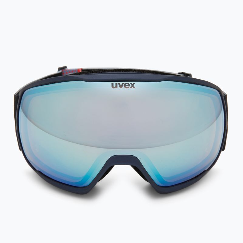 Окуляри гірськолижні UVEX Victorious FM dust blue matt/mirror sapphire 2