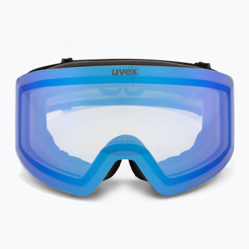 Окуляри гірськолижні UVEX Provoqe V black matt/vario blue mirror 2