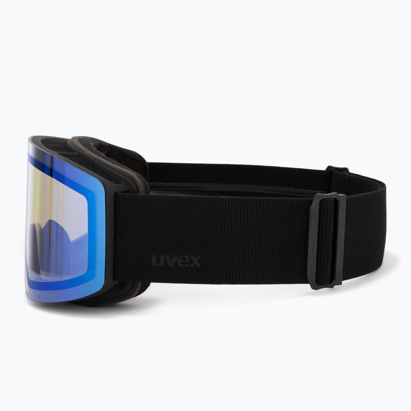 Окуляри гірськолижні UVEX Provoqe V black matt/vario blue mirror 4