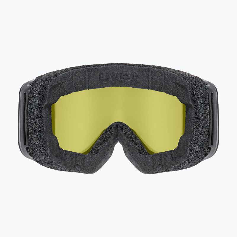 Дитячі лижні окуляри UVEX Pwdr FM black matt/mirror ruby/green/clear 3