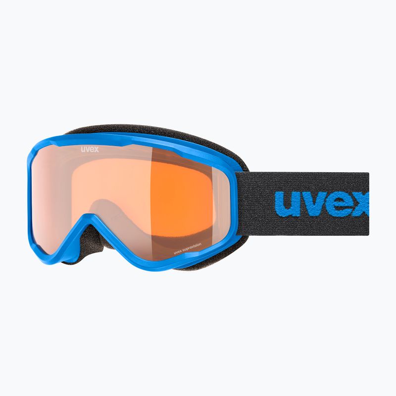 Дитячі гірськолижні окуляри UVEX Speedy Nova Jr blue/lasergold