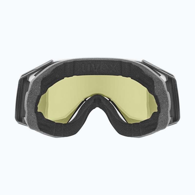 Лижні окуляри UVEX Gravity FM white matt/mirror silver/green/clear 3